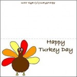 Thanksgiving Place Card Holders – About Family Crafts