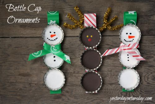 Bottle Cap Ornaments