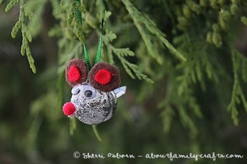 Candy Kiss Mouse Ornament