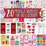 20 Printable Valentines for the Classroom 150