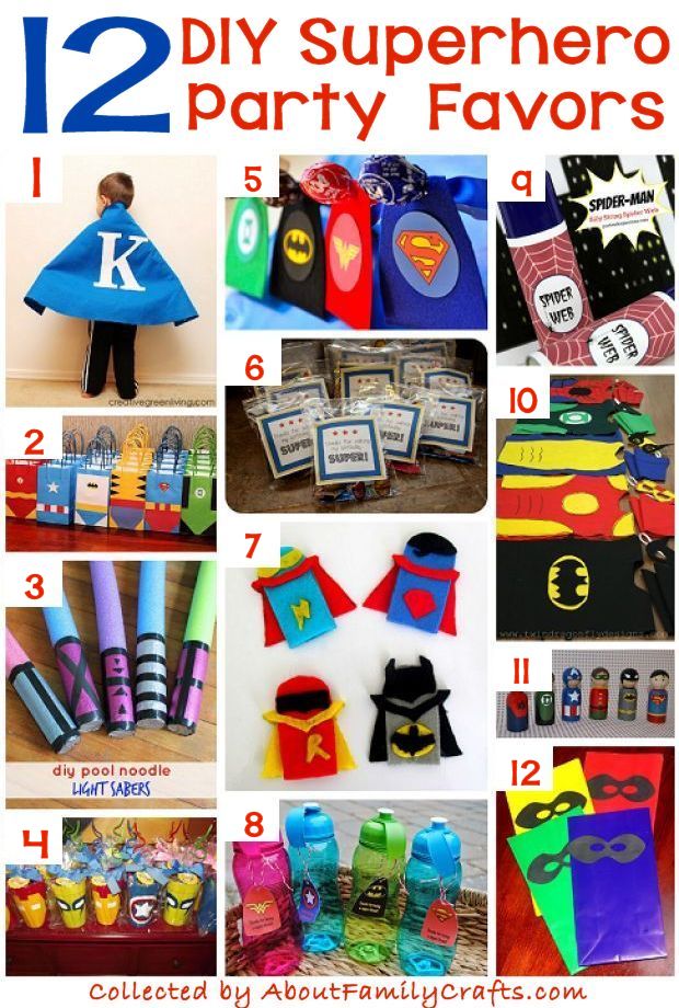 70+ DIY Superhero Party Ideas – About Family Crafts