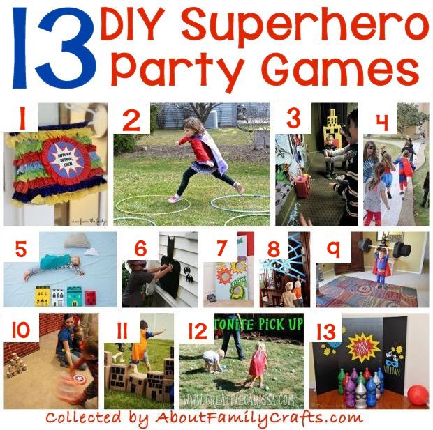 70+ DIY Superhero Party Ideas About Family Crafts