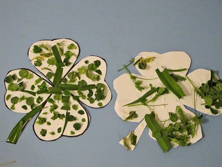 The Green Four Leaf Clover Craft