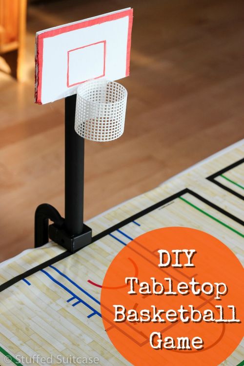 DIY Tabletop Basketball Game