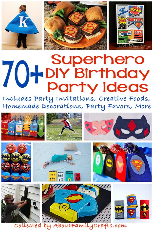 70 Diy Superhero Party Ideas About