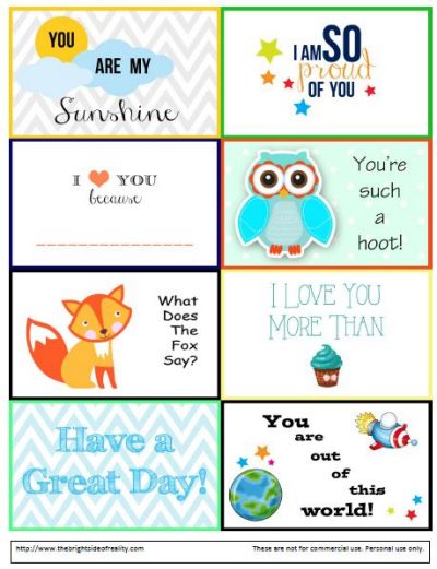 Printable Lunch Box Notes for Kids Pirate Lunch Box Jokes 