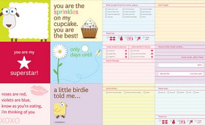 Free Printable Lunchbox Notes from Buttoned Up