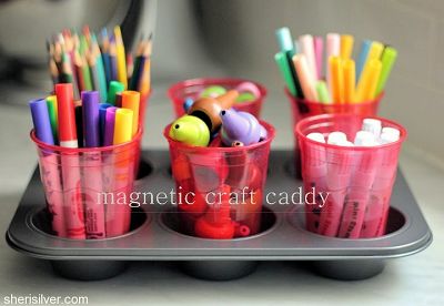 How to Make a Magnetic Craft Caddy