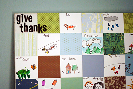 Give Thanks Paper Quilt