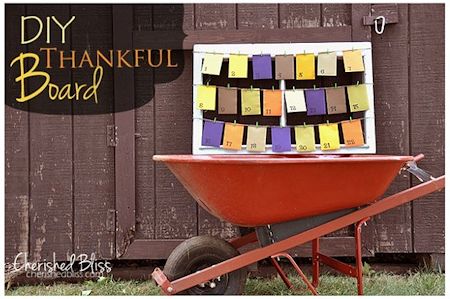 DIY THANKFUL BOARD