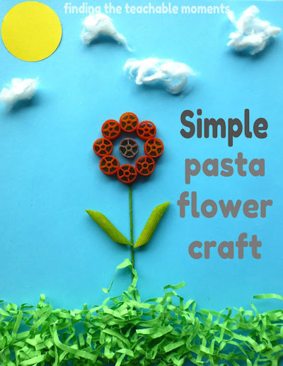 Simple Pasta Flower