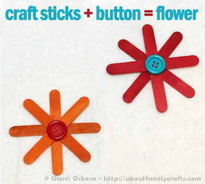 Craft Stick Flowers