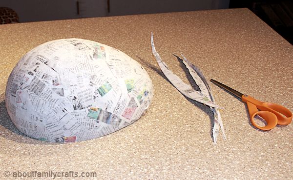 Paper Mache Patchwork Turtle – About Family Crafts