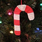 Twine Candy Cane Ornament 250
