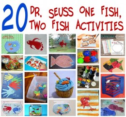 20 Dr. Seuss One Fish, Two Fish Crafts – About Family Crafts