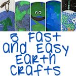 5 fast and easy earth crafts