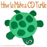 How to Make a Turtle Using an Old CD – About Family Crafts