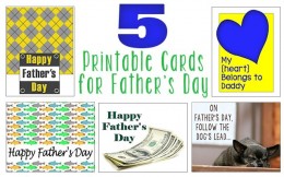 5 Printable Father’s Day Cards – About Family Crafts