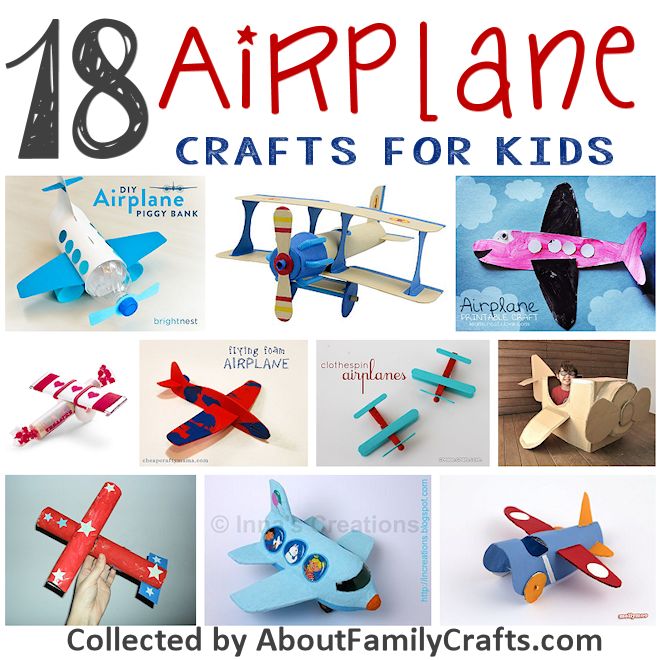 18 Artesanías de aviones para hacer