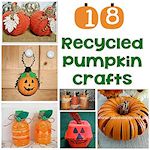 18 Recycled Pumpkin Crafts 150
