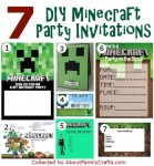 50+ DIY Minecraft Birthday Party Ideas – About Family Crafts