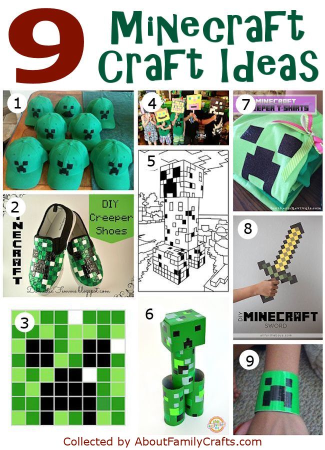 50+ DIY Minecraft Birthday Party Ideas – About Family Crafts