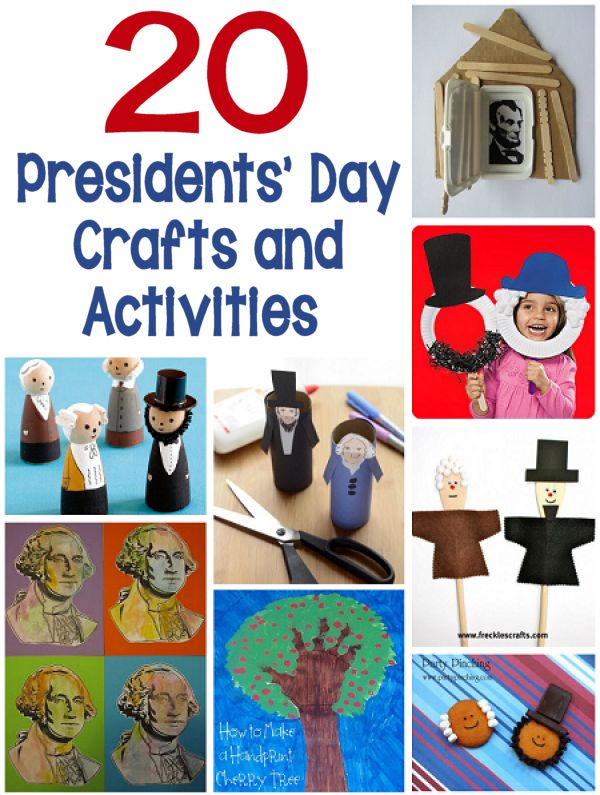 20 Presidents’ Day Crafts and Activities About Family Crafts