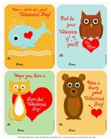 20 Printable Valentines for the Classroom – About Family Crafts