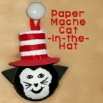 Paper Mache Cat in the Hat 150