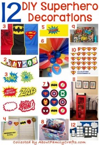 70+ DIY Superhero Party Ideas – About Family Crafts